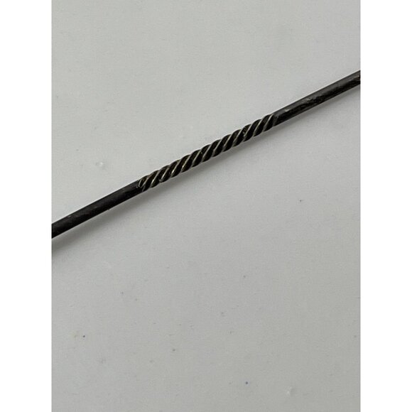 Antique 1910's Silver-Plated Cameo Gibson Girl Profile Stick/hat Pin - Picture 6 of 8